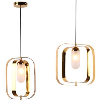 China Nordic Simple Modern Dining Room Lighting Fixtures, Brass Pendant Light Restaurant Decorative Hanging Cafe (JM10038-1) for sale