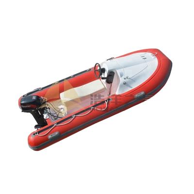 China RIB350 3.5m RIB Boat Motorboat Relaxing Inflatable Rubber Dinghy for sale