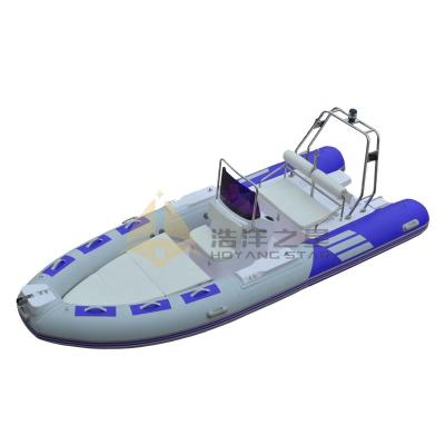 China Fiberglass RIB480 8 Person Hypalon Or PVC Boat Inflatable Boat RIB for sale