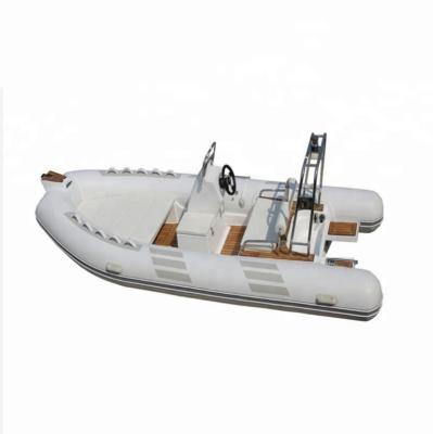 China Semi Rigid 480 Fiberglass Inflatable Boat Zodiac Fishing Inflatable Boats for sale