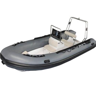 China Cheap China Fiberglass Hypalon Inflatable RIB 520 5.2M Boat For Sale for sale