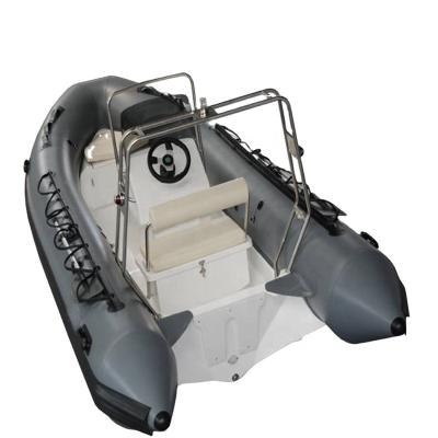 China Fiberglass Ce 520 Used Rigid Fiberglass Inflatable Rib Boats For Sale for sale