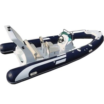 China Fiberglass Best Selling Inflatable Rib Boat 520 Hypalon Fiberglass Boat for sale