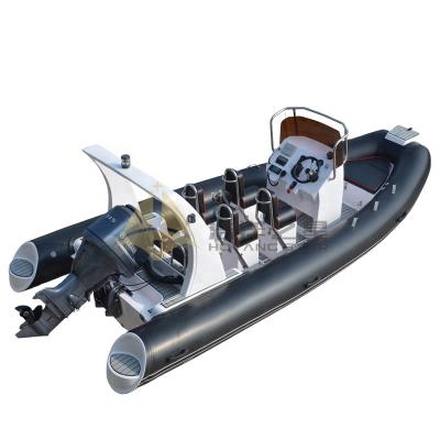 China Fiberglass RIB580 Boat Factory Directly Supply Inflatable Rib Boat Fishing Boat for sale