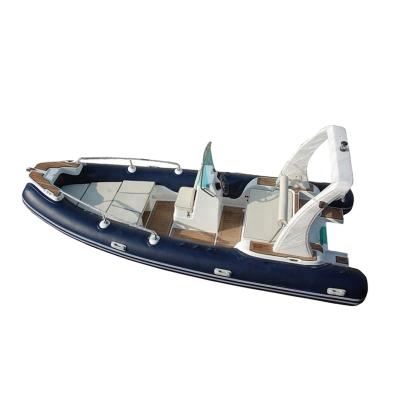 China Fiberglass RIB600 Boat / 6m Fiberglass Boat for sale