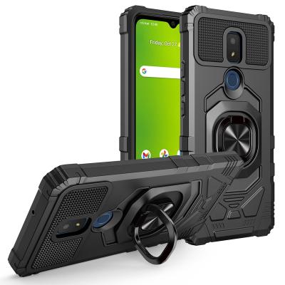 China Shockproof For Cricket Icon 3 AT&T Motivate 2 Cricket Splendor Case Left Cover Dustproof Work With Car Magnetic Mount Full Body for sale