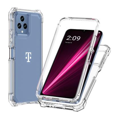 China Transparent Shockproof Hard PC TPU Anti Scratch Phone Case For Revvl 6 T-mobiles Clear Cover For Samsung Galaxy A14 5G Series for sale