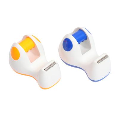 China Convenient Hot Selling Office Supplies 20054 Plastic Colorful Tape Dispenser Tape Cutter Tape Dispenser for sale