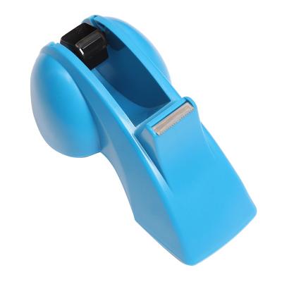 China Hot Sales AI-13 Office Supply Convenient Custom Plastic Tape Dispenser Blue Color Cement Inside Tape Dispenser for sale