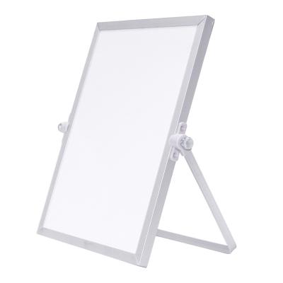 China Amazon Reusable Hot Sales Doodle Writing Board Message Board Message Double Sided Magnetic Desktop Rotating Whiteboard for sale