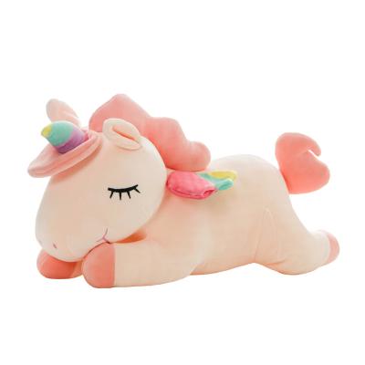 China Wholesale Cozy Plush Unicorn Pink White Unicorn Plush Toy for sale