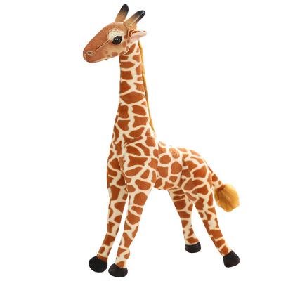 China High Quality Simulation Giraffe Stuffed Animal Giraffe Plush Pillow Toys for sale