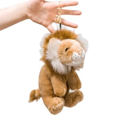 China Promotional Good Quality Simulation Plush Toy Tiger Panda Lion Koala Anime Key Chain Key Chain for sale