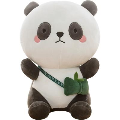 China Gift Children Play New Plush Panda Plush Panda Pantuflas Pillow Toys for sale