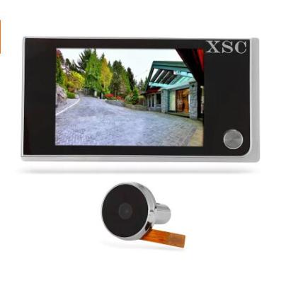 China 2.0MP Digital Door Viewer Camera 120 Degree Viewing Angle 3.5 inch LCD Screen for Safety Protection for sale