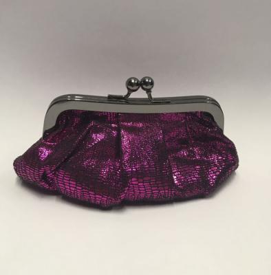 China Shiny Clutch Custom Printed Metal Clutch Purse For Girls for sale