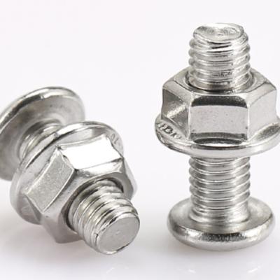 China Lightweight Metal Fittings Hex Adjustable Hex Bolt Screw Cable Tray Bolts And Nuts for sale