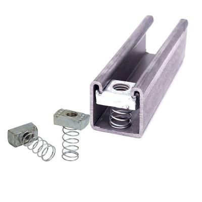 China Springless Lightweight Spring Nut Cable Tray Strut Unistrut Channel Nut for sale