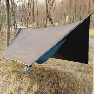 China Durable High Quality Nylon Parachute Hammock Tarp , Portable Folding Camping Hammock Tarp for sale