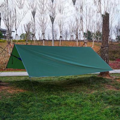 China Durable Waterproof Rain Fly Hammock Tarp, Camping Tent Hammock Tarp Shelter Cover Sunshade for sale