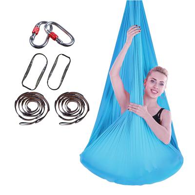 China Free Samples 6 Manufacturer Custom Aerial Yoga Hammock Swing Washable Yoga Handle Swing LOW MOQ Fast Delivery for sale