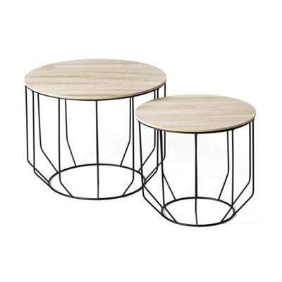 China Modern Traditional Home Garden Coffee Table Furniture Living Room Table Around Unique Shape Coffee Table for sale