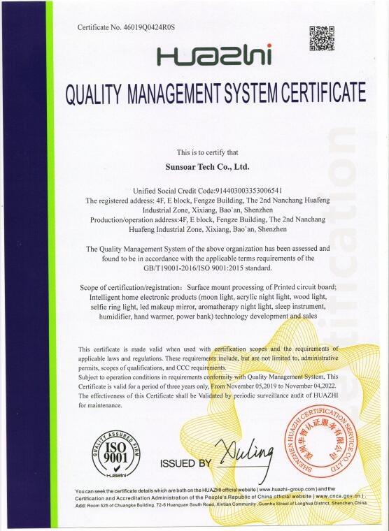 ISO9001 - Shenzhen Pengzexiang Technology Co., Ltd.