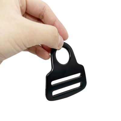 China Safety Harness Accessories GuDe Drop Protective Metal Stamping Width 46mm Inner Black Safety Harness Accessories Hanging Buckle Buckle For Webbing for sale