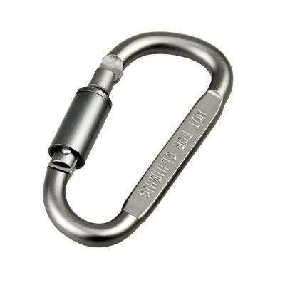 China Gude Nut Buckle Aluminum Alloy Carabiners Buckle Backpack Waterproof High Quality D-shaped Main Buckle for sale