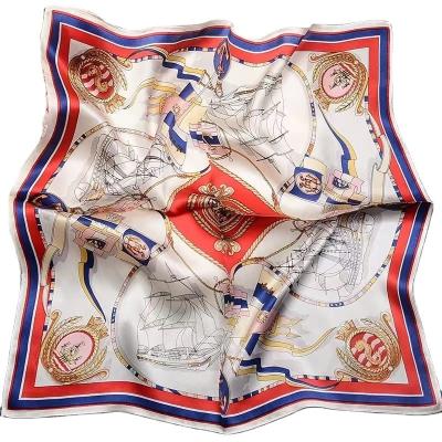 China 53*53cm Silk Scarf Customization Soft Elegant Luxury Wholesale Simple 100% Silk Scarves Silk Scarf for sale