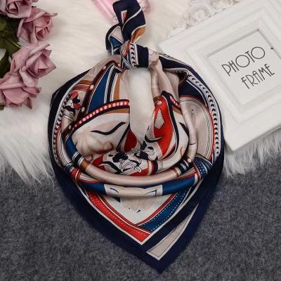 China Wholesale Luxury Elegant Soft Silk Charmeuse Silk Scarf 53*53cm Pure Silk Scarf for sale