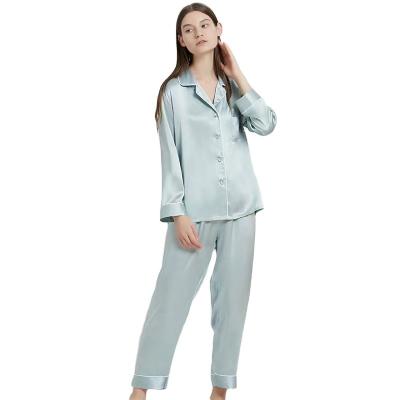 China Wholesale Color 16mm QUICK DRY 100% Silk Pajamas 6 Pajamas Luxury Silk Pajamas Set for sale