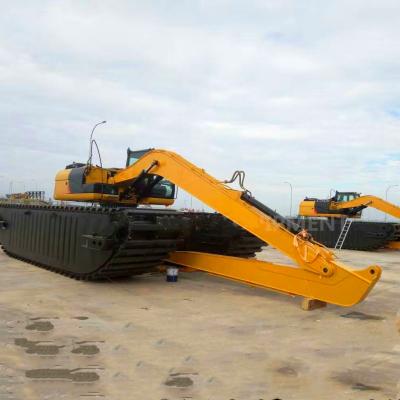 China Construction worksÂ   LC-SW42 Long Reach Doosan420lc Swamp Buggy Excavator Amphibious Plant for sale