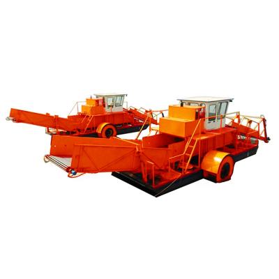 China River/Lake/Canal/Water Hyacinth Aquatic Grass Collecting Ship Coastal Areas Grass Plastic Floating Waste Skimmer Maker for sale