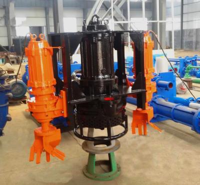 China Marine River Lake Dredging Pump Sand Vertical Suction Gravel Submersible Pump with Agitator Cutters for sale