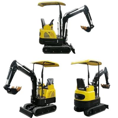 China Farms 1 Ton Mini Excavator China Construction Machinery Crawler Digger for sale