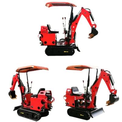 China Cultivate 1 Ton Mini Excavator Hydraulic Mini Crawler Power Diesel Crawler for sale