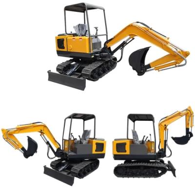 China Raises 1 Ton Mini Excavator Factory Supply Agricultural Hydraulic Digger for sale