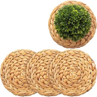 China Modern Eco - Friendly Handmade Woven Place Mats Heat Resistant Place Mats for sale