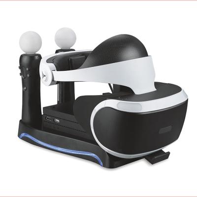 China High Quality ABS Multi Display Charging Stand for PSVR Headset, with Dual Charger for PS Move Controller for sale