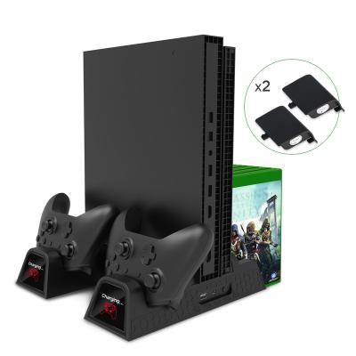 China New Multi Charging Rack For Xbox One X Console With Expanding Game Clips Storage Kit And Fan IV-X0011 for sale