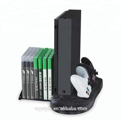 China Vertical Stand Fan Cooler For Xbox One X Console With Expanding Game Carves Kit And USB Storage HUB X-002 for sale