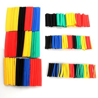 China 328Pcs High Temperature Matched 2:1 Polyolefin Heat Shrink Tube Insulated Wrap Wire Cable Sleeve Shrink Tube Kit 1.0-14.0mm for sale