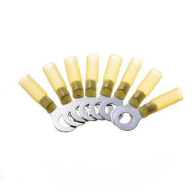 China Waterproof Solder Joint Connector Wholesale Electrical Insulation Ring Ends Lugs Connector Heat Shrink Ring Terminal for sale