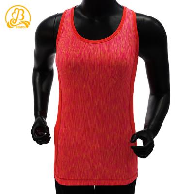 China Bestex Antibacterial Orange Camouflage Gym Workout Running Tank Top Women for sale