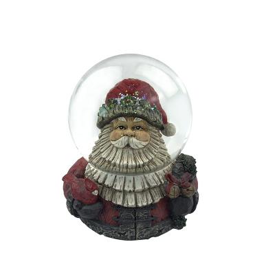 China Worlwide Custom Luxury Musical Glass Water Ball Snow Globe For Christmas for sale