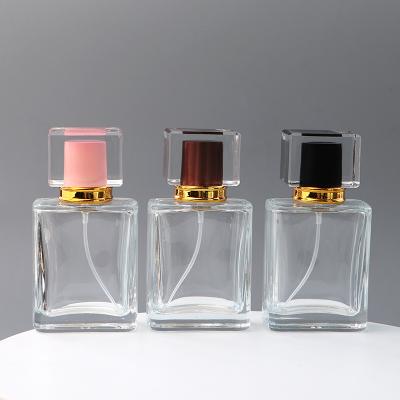 China Wholesale Empty Cosmetic Perfume Bottles 30ml 50ml 100ml Perfume Spray Luxury Clear Glass Bottle for sale