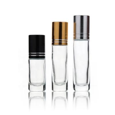 China Wholesale Custom 5ml 6ml 8ml 10ml Personal Care Glass Roll On Oil Perfume Roller Bottle for sale