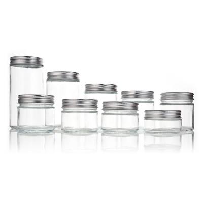 China Wholesale Sustainable Ecocoffee Glass Storaged Bottles Food Canister For Kitchen Containers Jar Bulk With Lid for sale