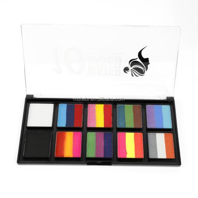 China Art Face Painting Kit Water Based Professional Body Based Removable Body Paints 15 Colors Face Paint Palette for sale